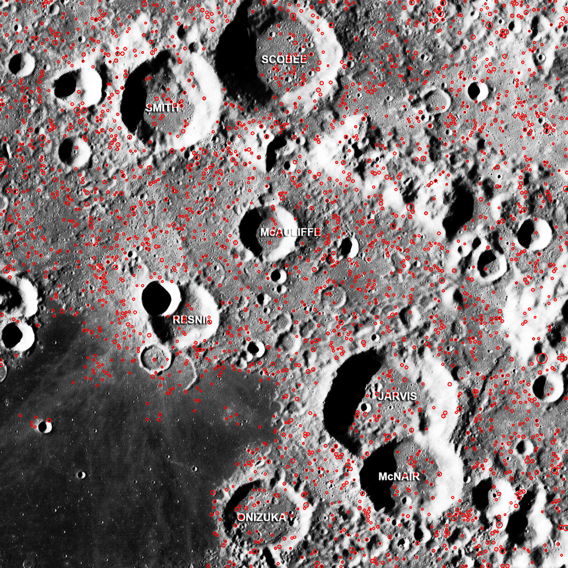 Landslide Detection on Moon